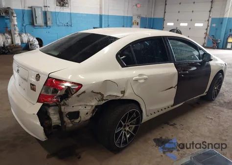 2012 Honda Civic Lx из США, поврежденный, VIN 2HGFB2F53CH563421